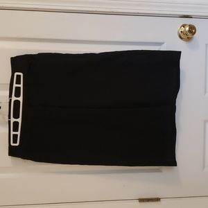 Black Wide Leg Dress Capris, Size 8, Dress Pants